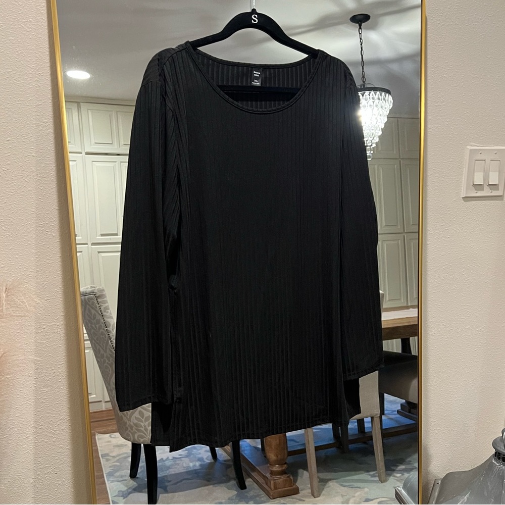 Long Sleeve Black Top
